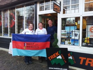 Help for Heroes visit the shop